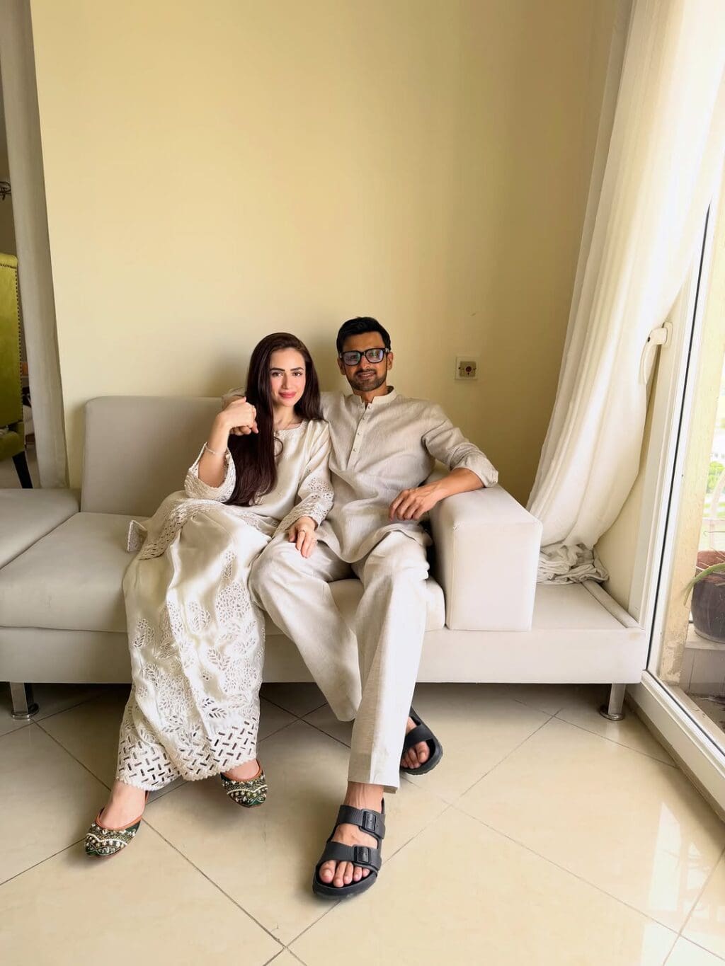 Shoaib Malik and Sana Javed Celebrate Eid-ul-Adha Together Shoaib Malik and Sana Javed Celebrate Eid-ul-Adha Together
