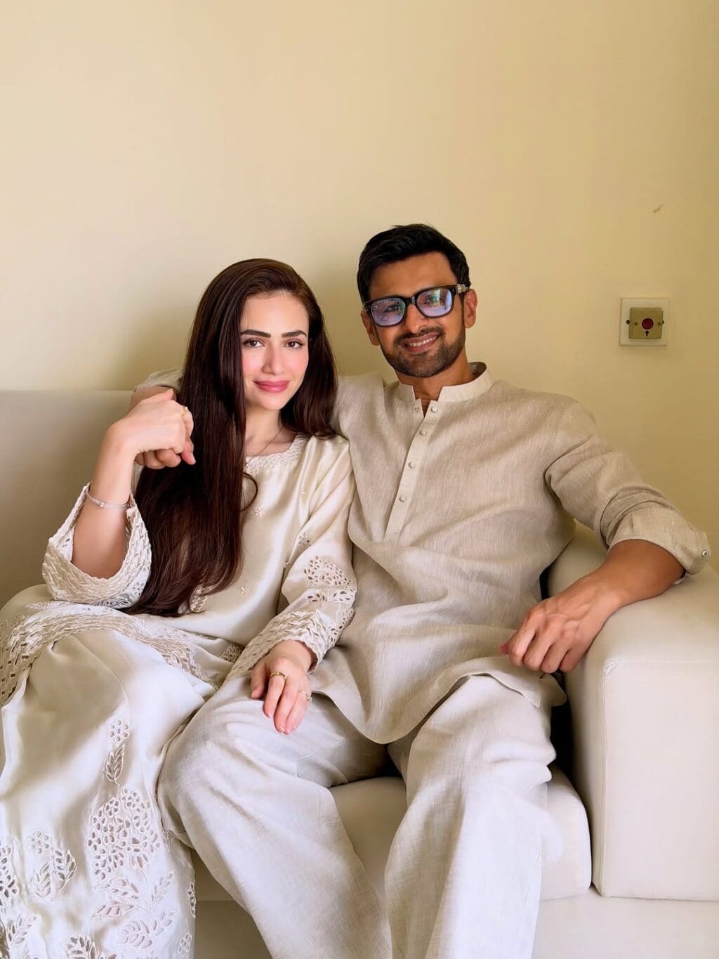 Shoaib Malik and Sana Javed Celebrate Eid-ul-Adha Together Shoaib Malik and Sana Javed Celebrate Eid-ul-Adha Together