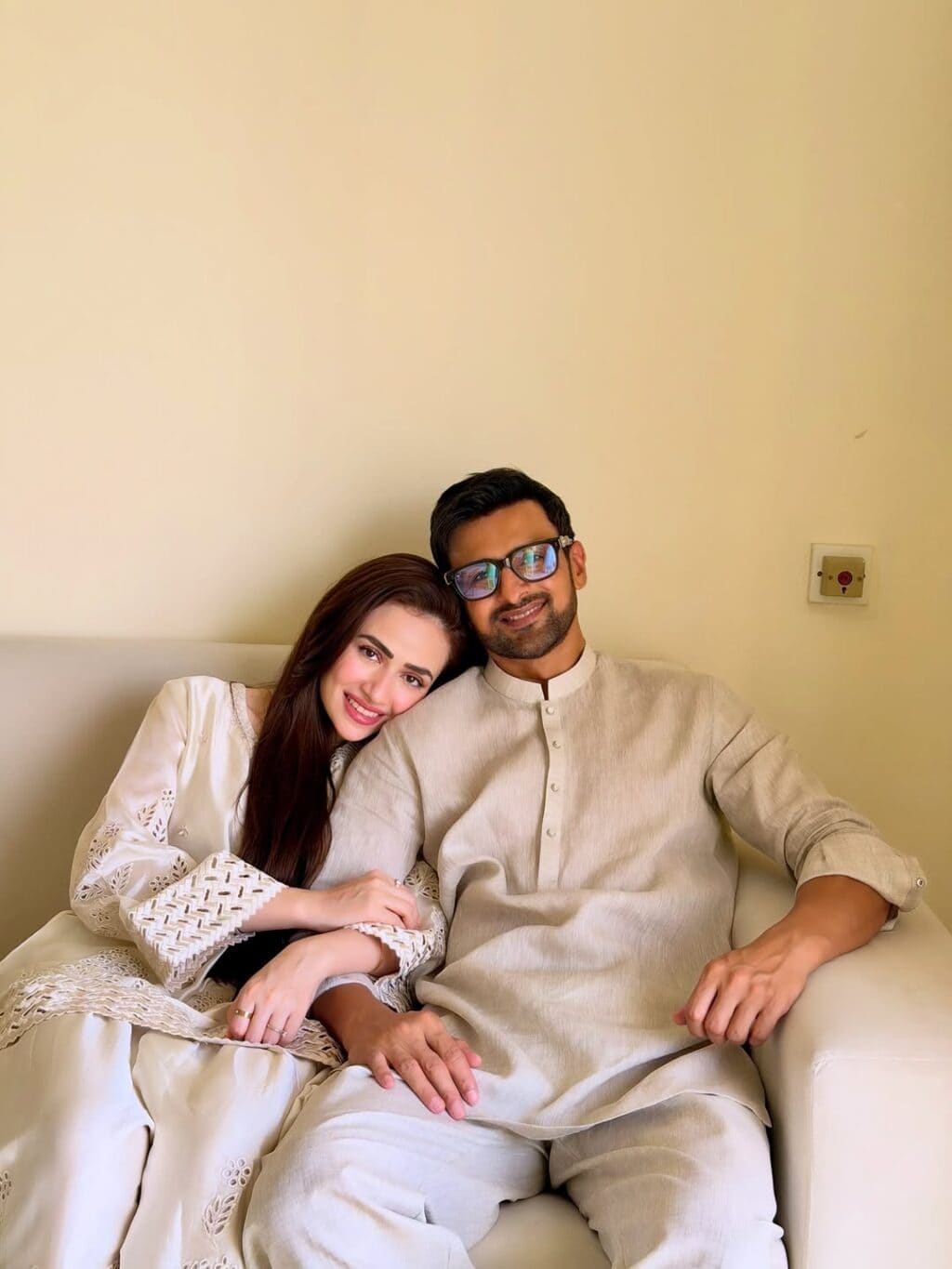 Shoaib Malik and Sana Javed Celebrate Eid-ul-Adha Together Shoaib Malik and Sana Javed Celebrate Eid-ul-Adha Together