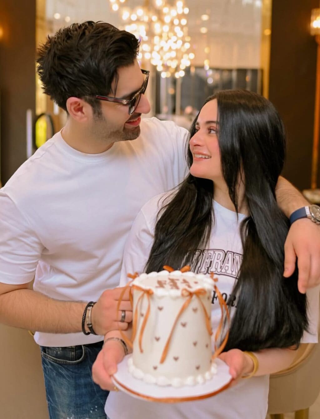 Aiman Khan and Muneeb Butt Family Clicks from Skardu Vacation