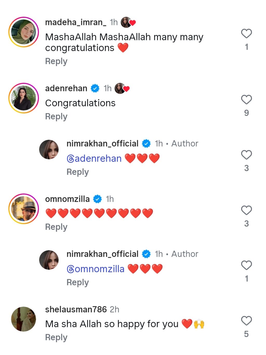 Nimra Khan Announces Marriage