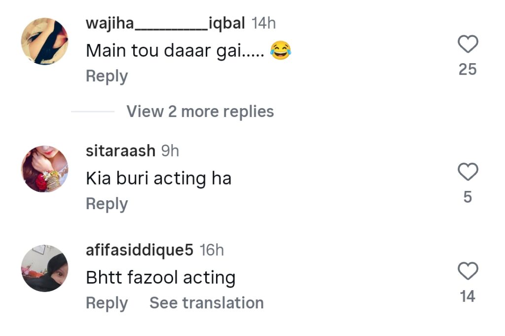 Alizeh Shah’s Drama Khuwab Meray Criticized for Cringe Scenes & Acting