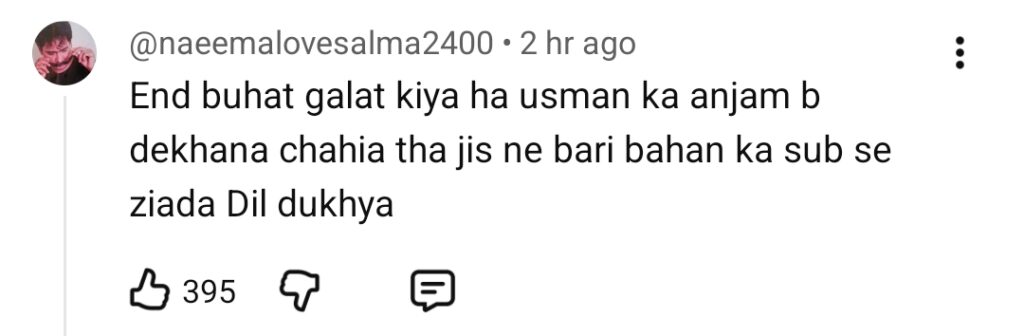 Sara Aapi Last Episode Public Reaction