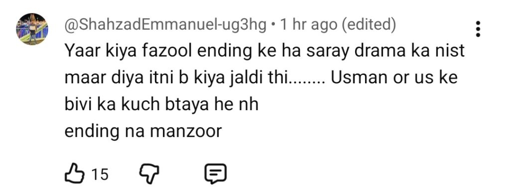 Sara Aapi Last Episode Public Reaction