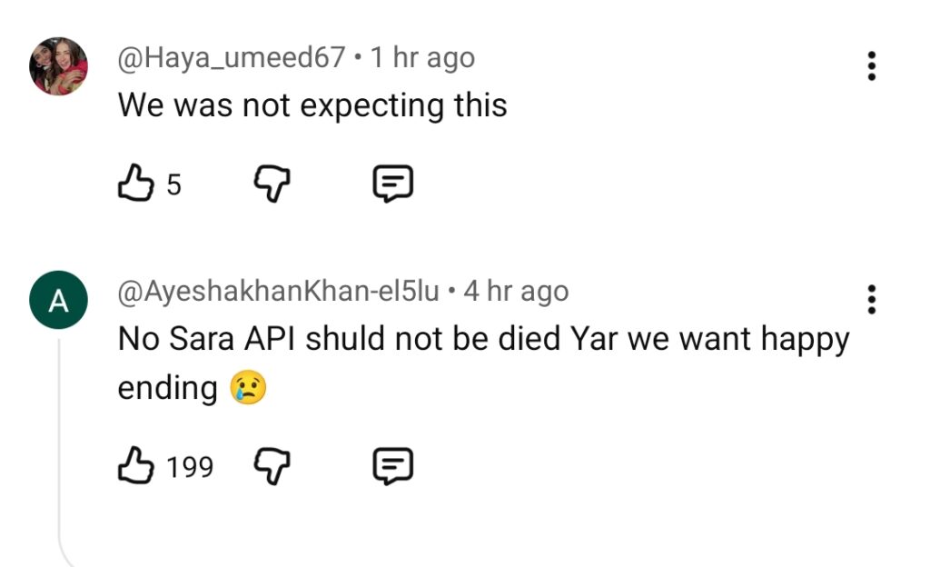 Sara Aapi Last Episode Public Reaction