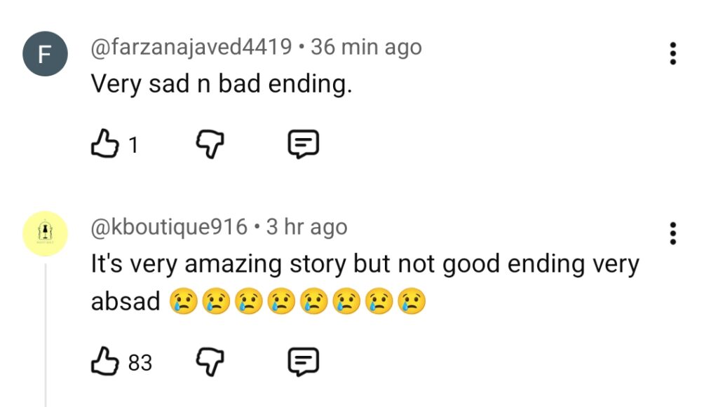 Sara Aapi Last Episode Public Reaction