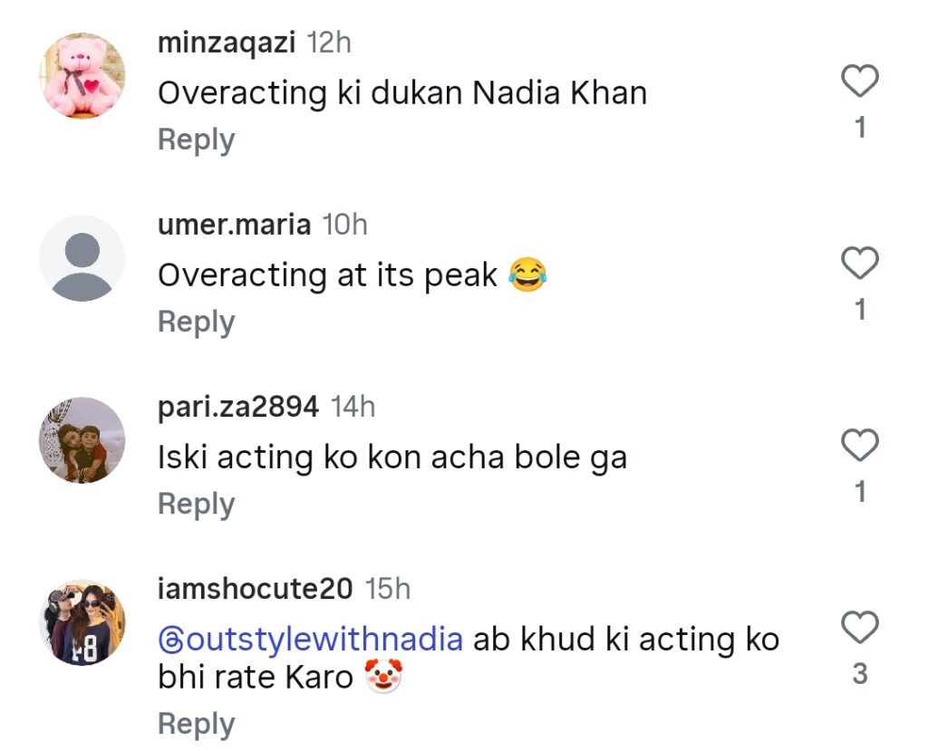 Nadia Khan's Over Acting In Eid Telefilm Severely Criticized Nadia Khan’s Over Acting In Eid Telefilm Severely Criticized