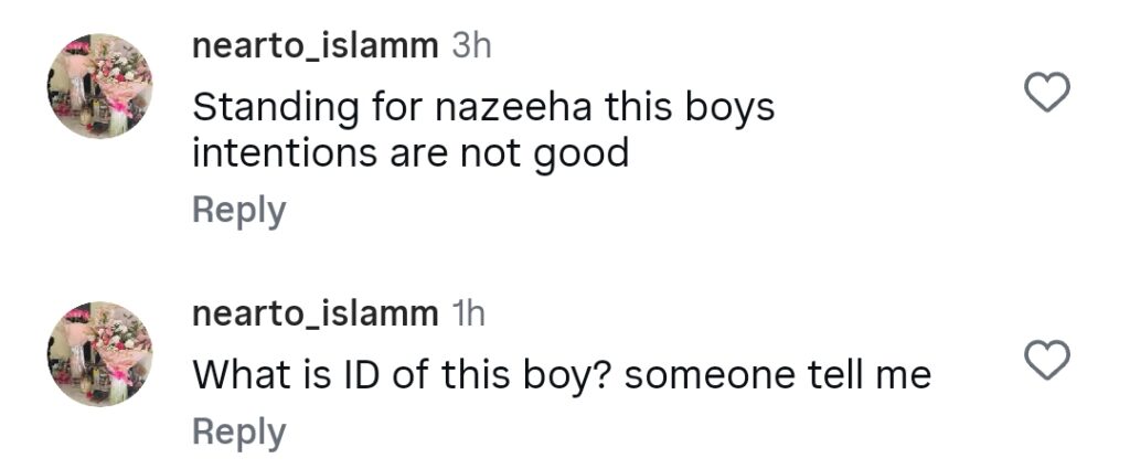 Nazeeha Zainab's Reel with Male Friend Sparks Debate Nazeeha Zainab’s Reel with Male Friend Sparks Debate