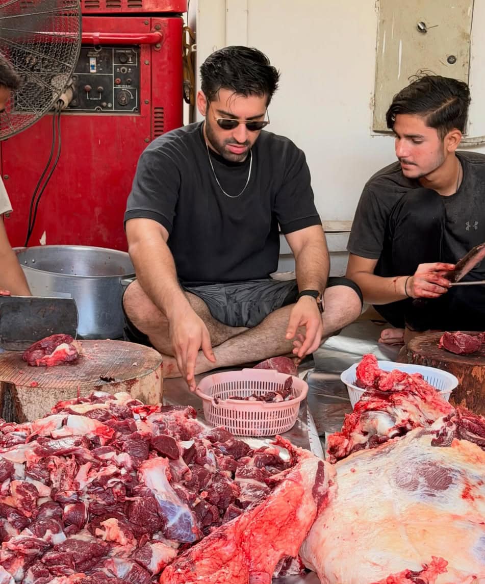 Khaqan Shahnawaz Calls Out Celebrities Flaunting Slaughter Khaqan Shahnawaz Calls Out Celebrities Flaunting Slaughter
