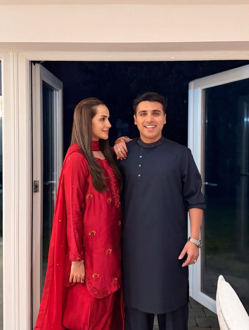 Nimra Khan With New Husband On Eid ul Adha Day 1 Nimra Khan With New Husband On Eid ul Adha Day 1
