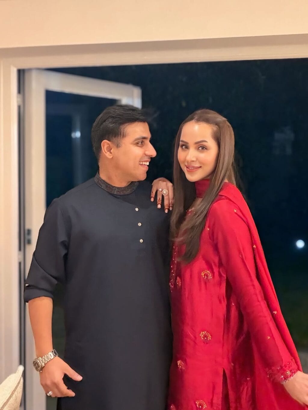 Nimra Khan With New Husband On Eid ul Adha Day 1 Nimra Khan With New Husband On Eid ul Adha Day 1