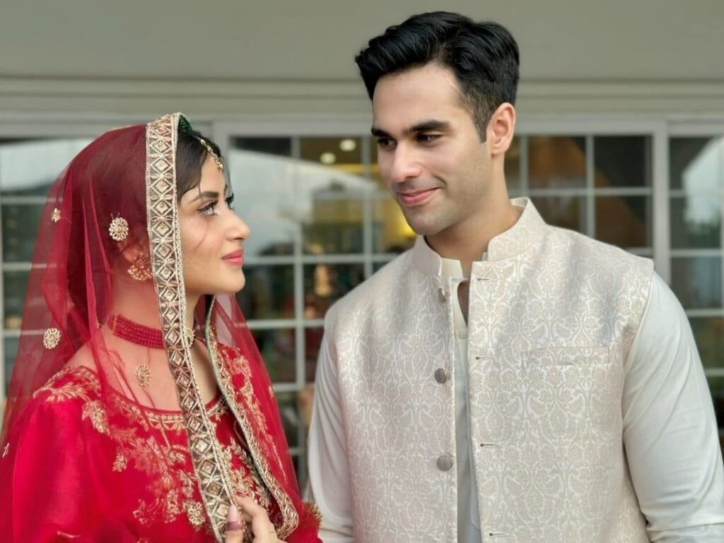 Sajal Aly & Ameer Gilani Wedding Shoot From Zanjeerein