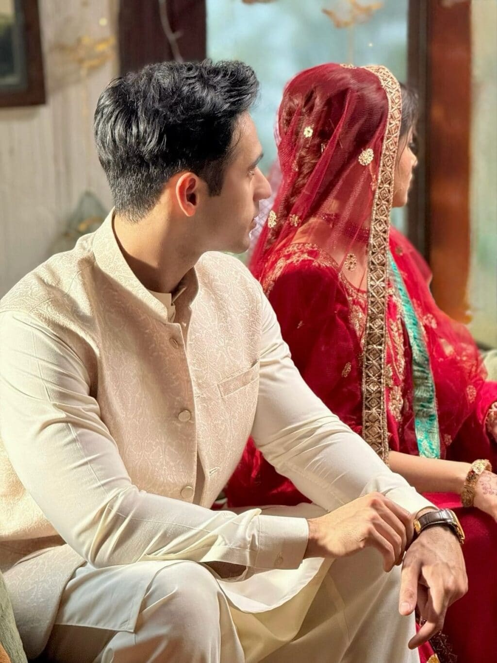 Sajal Aly & Ameer Gilani Wedding Shoot From Zanjeerein