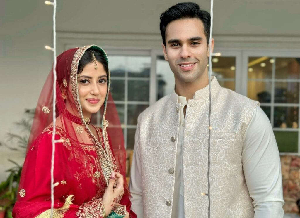 Sajal Aly & Ameer Gilani Wedding Shoot From Zanjeerein