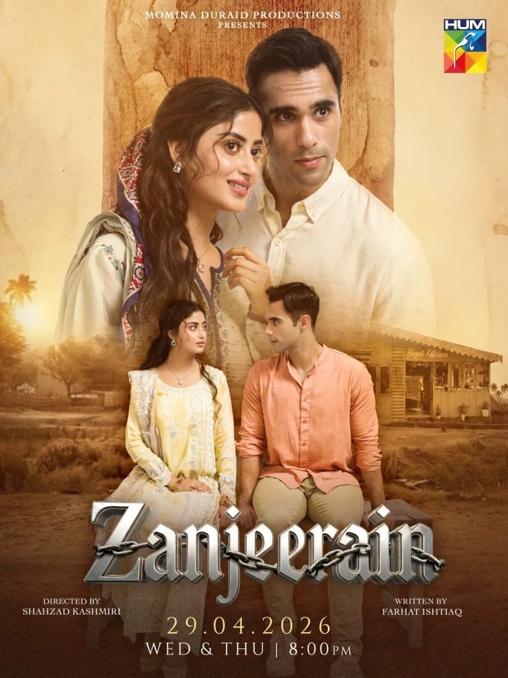 Sajal Aly & Ameer Gilani Wedding Shoot From Zanjeerein