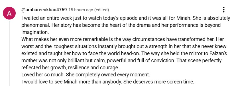 Dr Bahu - Public Reacts To Minna's Character Development Dr Bahu – Public Reacts To Minna’s Character Development
