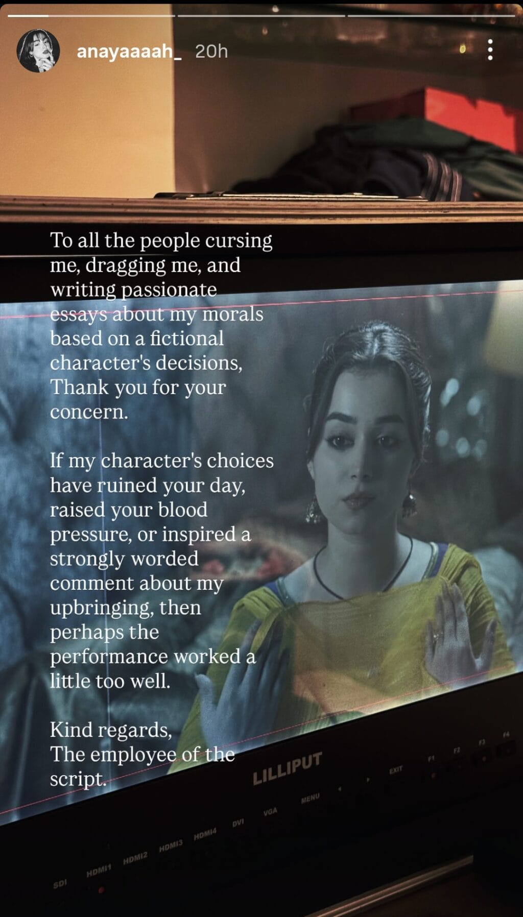 Zanjeerain Fame Anayah’s Response to Public Hating on Shireen