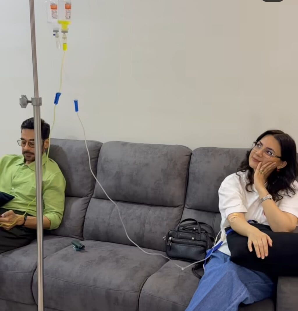 Faysal Quraishi & Wife Criticized for Promoting Whitening Injections Faysal Qureshi & Wife Criticized for Promoting Whitening Injections