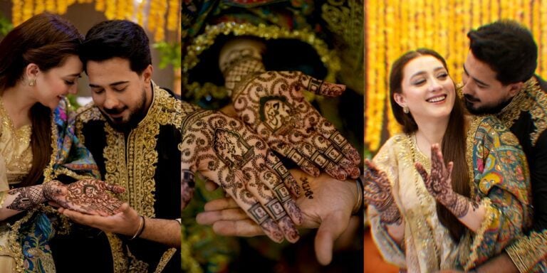 Momina Iqbal HD Pictures from Mehndi Lagai Event