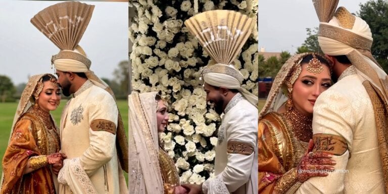 Momina Iqbal & Hamza Habib Nikah Photoshoot
