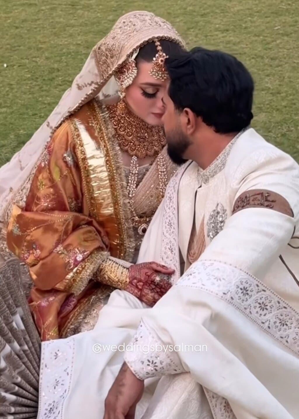 Momina Iqbal & Hamza Habib Nikah Photoshoot