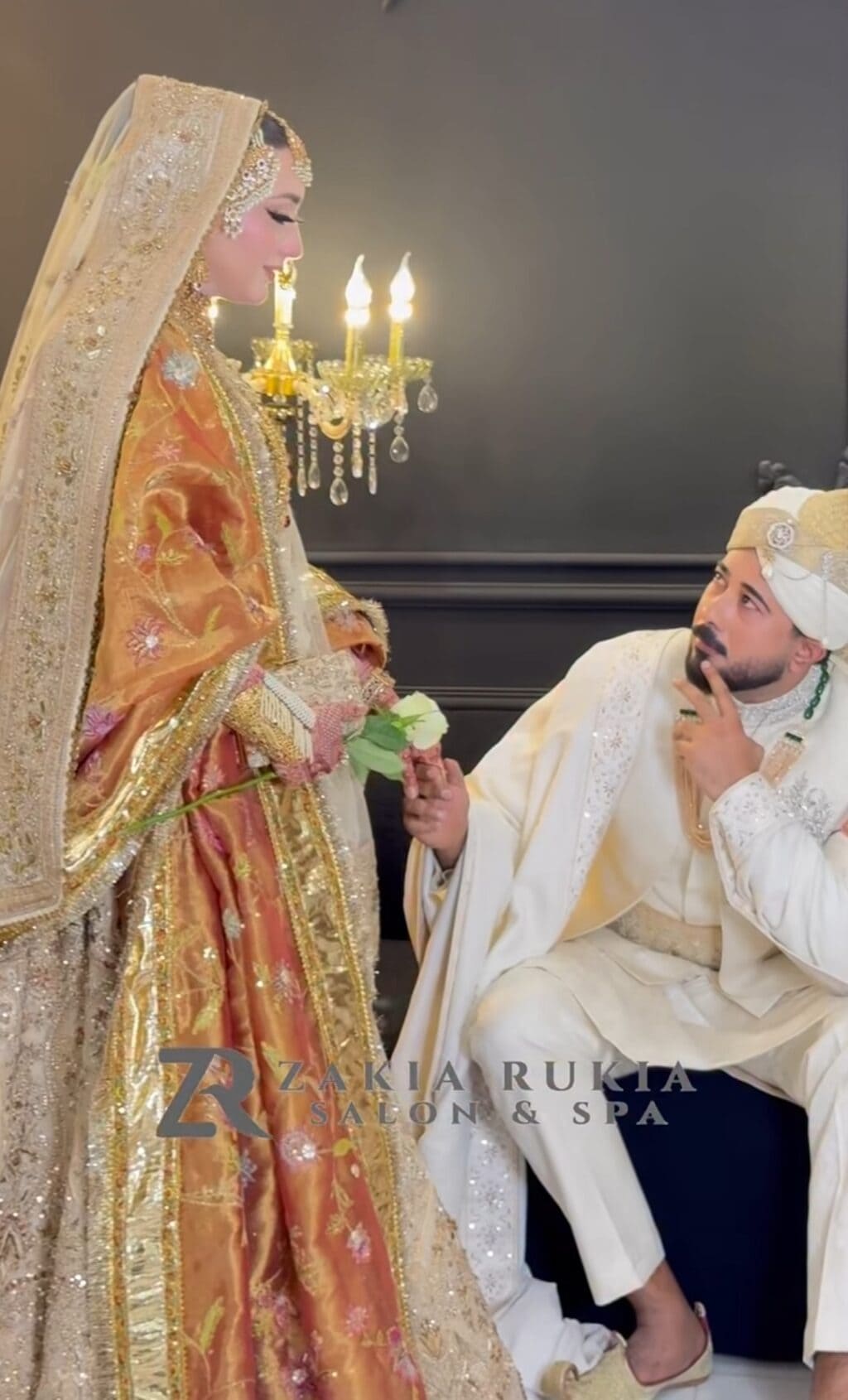 Momina Iqbal & Hamza Habib Nikah Photoshoot