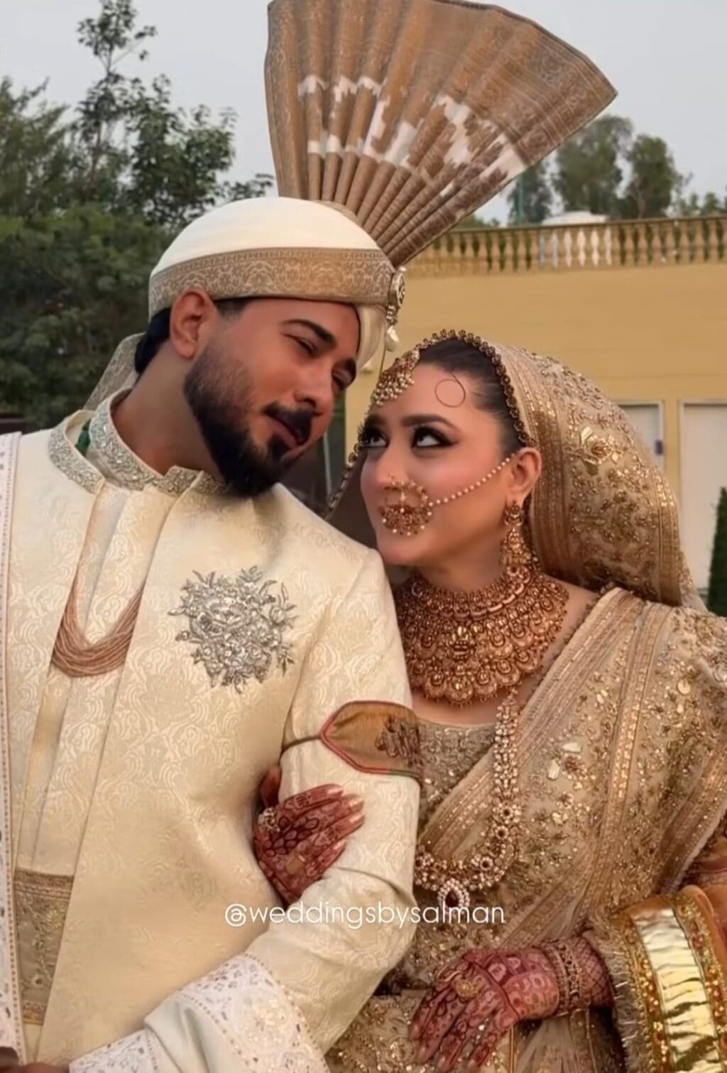 Momina Iqbal & Hamza Habib Nikah Photoshoot