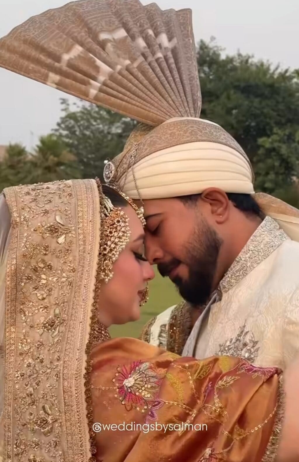Momina Iqbal & Hamza Habib Nikah Photoshoot