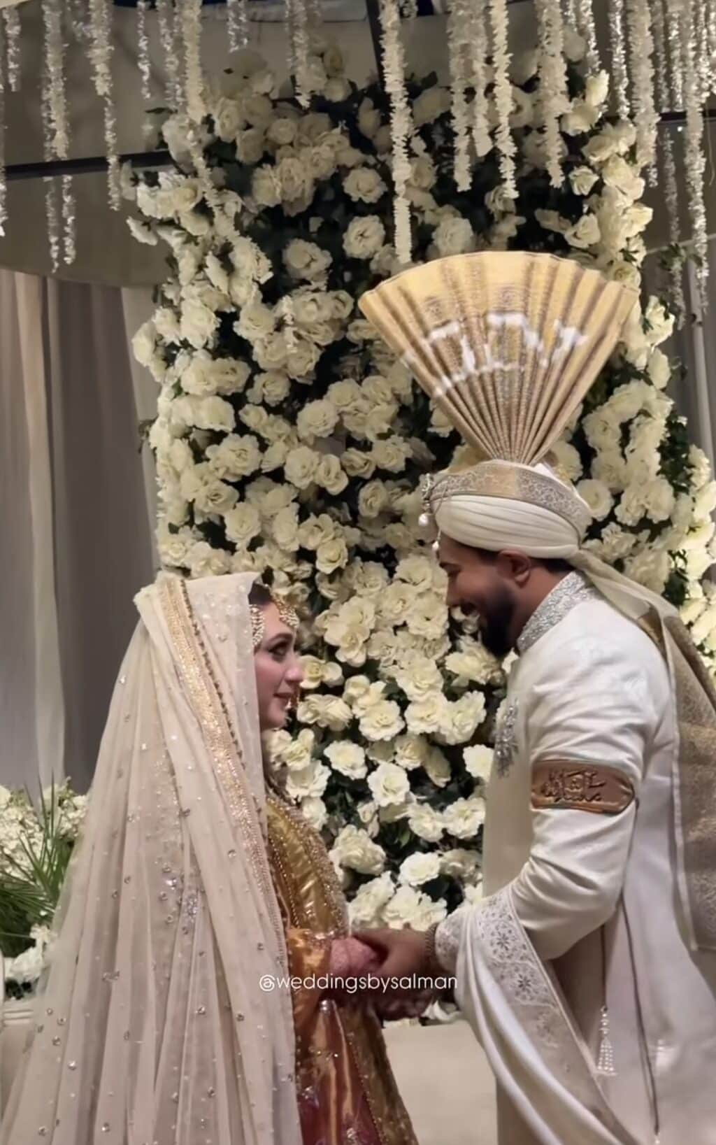 Momina Iqbal & Hamza Habib Nikah Photoshoot
