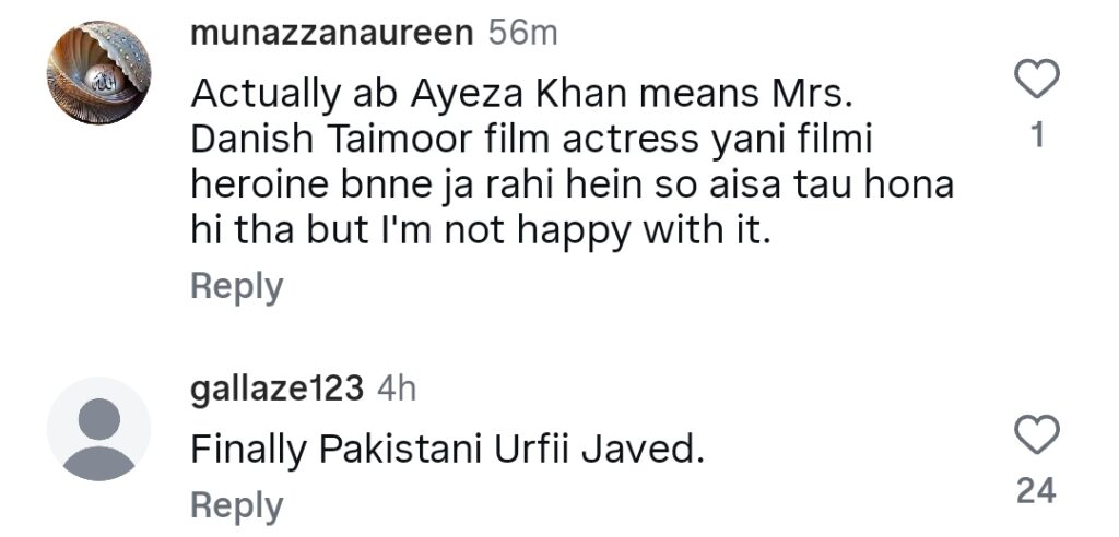 Ayeza Khan Fans Disappointed with her Revealing Dress