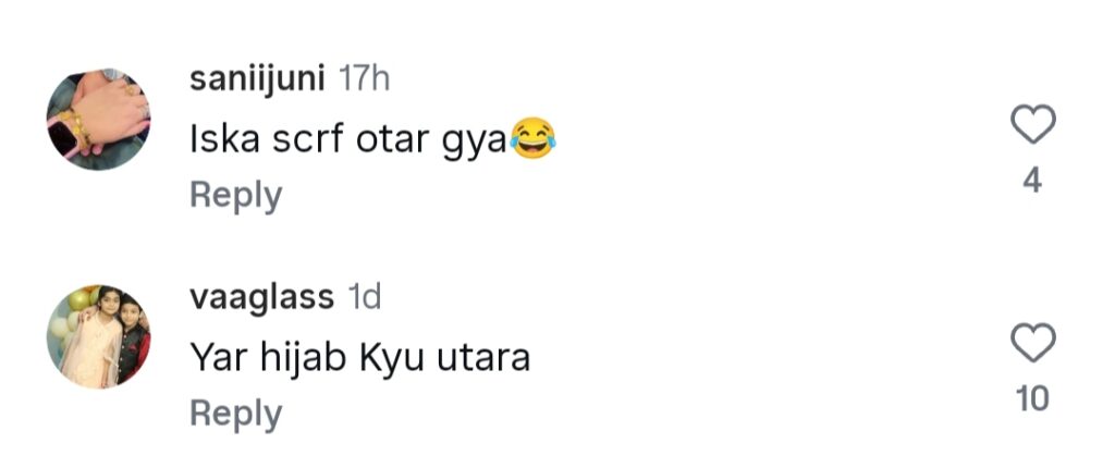 Syeda Aliza Sultan Criticized for Removing Hijab Syeda Aliza Sultan Criticized for Removing Hijab