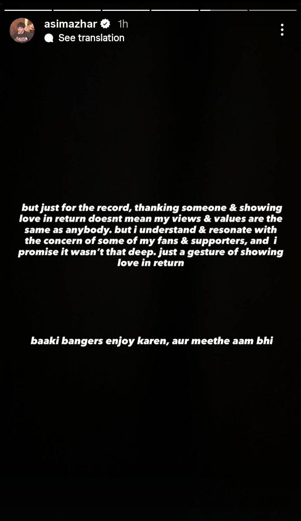 Asim Azhar Responds to Criticism Involving Rajab Butt
