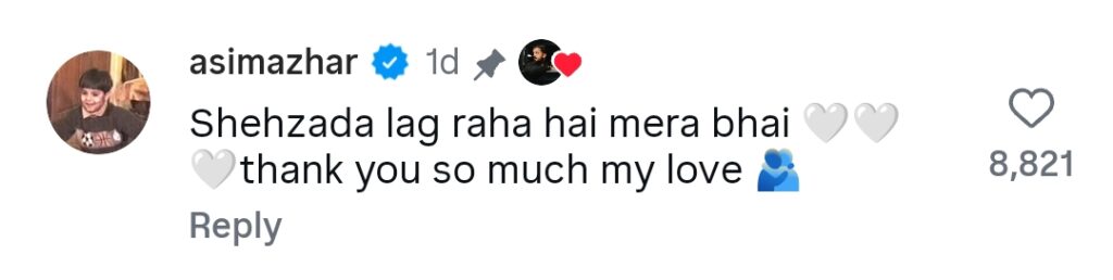Asim Azhar Responds to Criticism Involving Rajab Butt