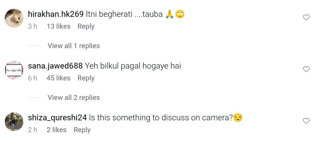 Iffat Omar's Bold Conversation About Men & Women's Body Parts Sparks Heavy Backlash Iffat Omar’s Bold Conversation About Men & Women’s Body Parts Sparks Heavy Backlash