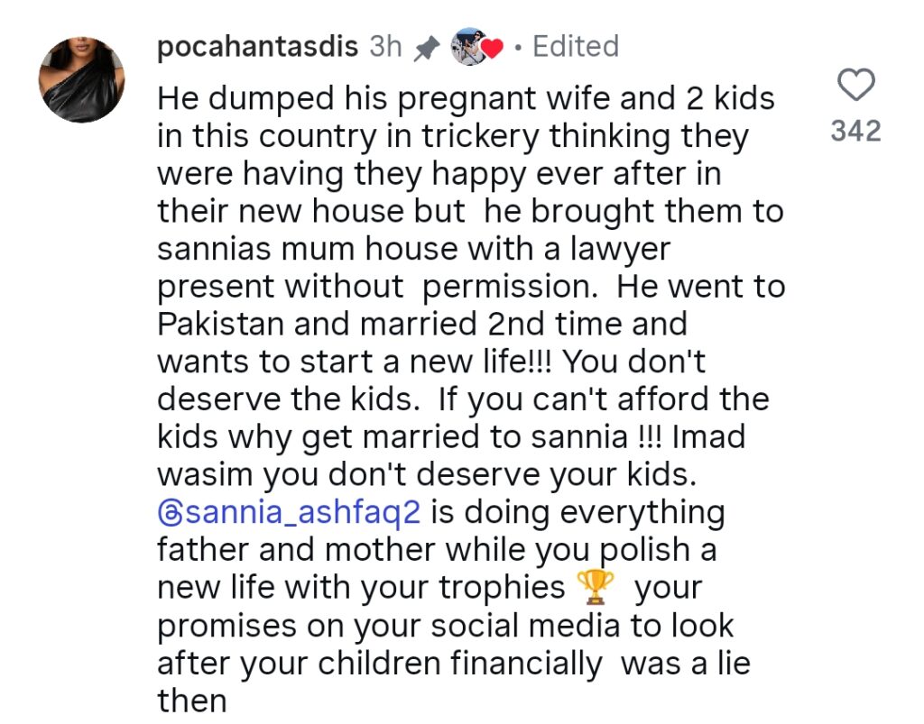 Sannia Ashfaq Shares Horrific Details of Her Married Life & Imad Wasim's Hypocrisy Sannia Ashfaq Shares Horrific Details of Her Married Life & Imad Wasim’s Hypocrisy