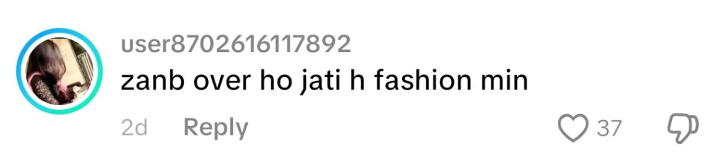 Zainab Faisal Faces Backlash Over Bold and Tacky Attire
