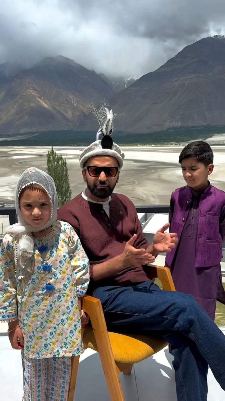 Waseem Badami Reunited With Shiraz & Muskan In Gilgit