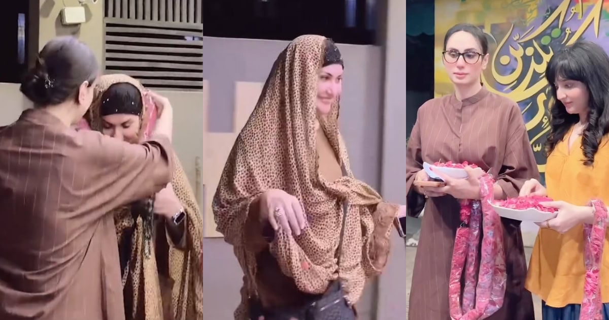 Nargis Heartwarming Welcome By Deedar After Hajj