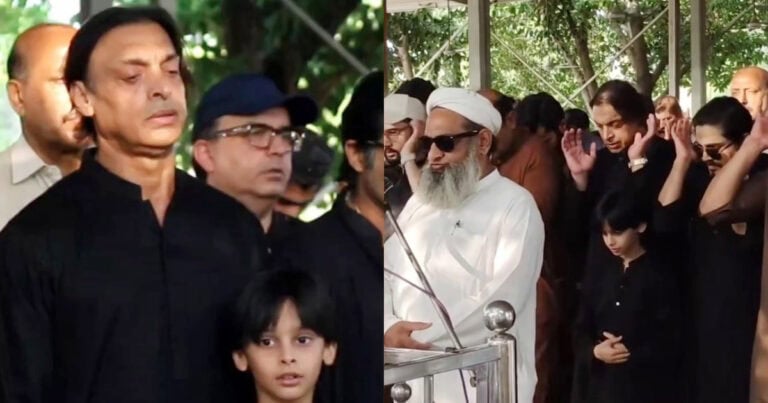 Indian Media Trolled On Sensationalizing Shoaib Akhtar’s Brother’s Funeral
