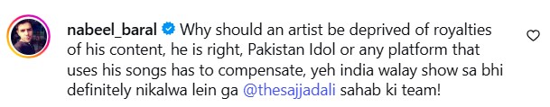 Sajjad Ali On His Song Used In Indian Reality Show