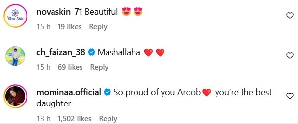 Aroob Jatoi's Emotional Gesture For Parents Wins Hearts Aroob Jatoi’s Emotional Gesture For Parents Wins Hearts