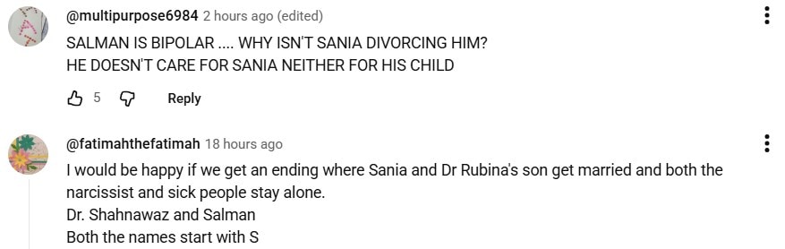 Doctor Bahu Episode 33 - Fans Want Sania To Leave Salman Doctor Bahu Episode 33 – Fans Want Sania To Leave Salman