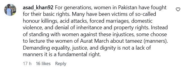 Gohar Rasheed Calls Out Aurat March Vulgarity