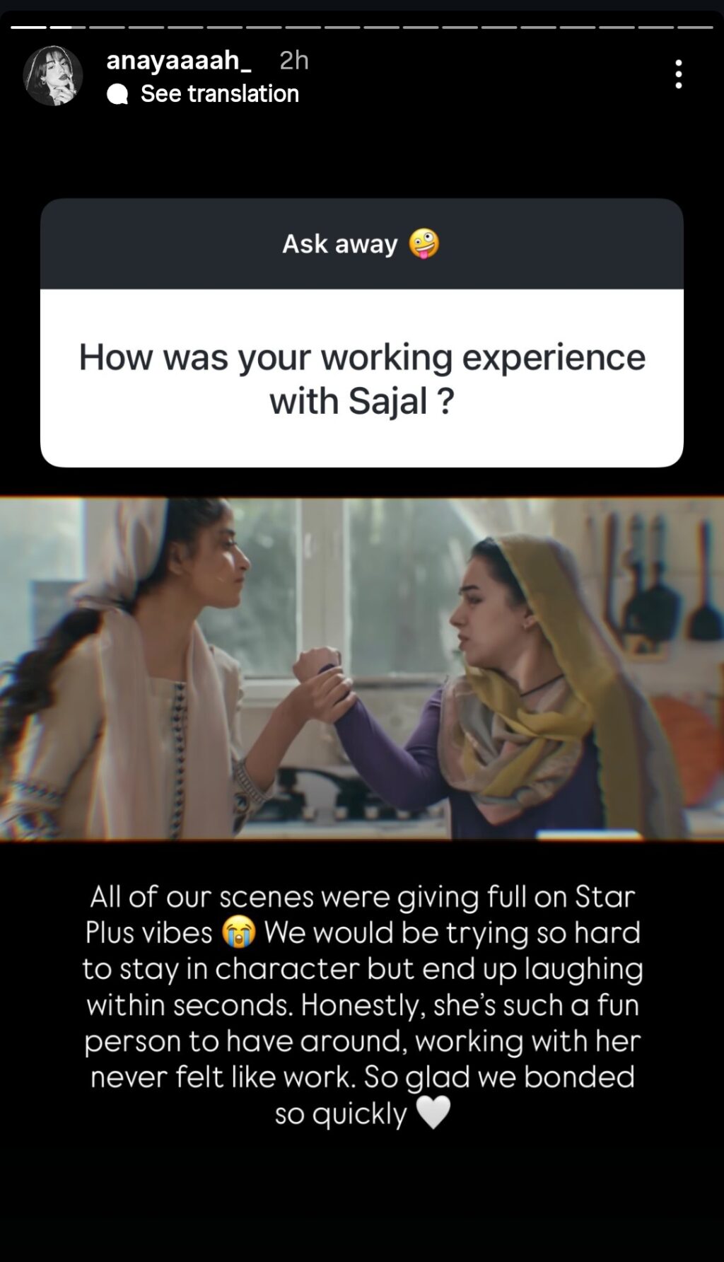 Zanjeerain's Shireen On Performing Star Plus Like Scenes With Sajal Aly Zanjeerain’s Shireen On Performing Star Plus Like Scenes With Sajal Aly