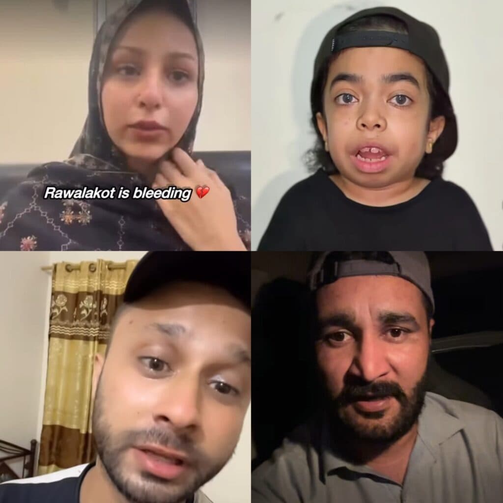 Content Creators Raise Voice against Recent Unrest In Azad Kashmir