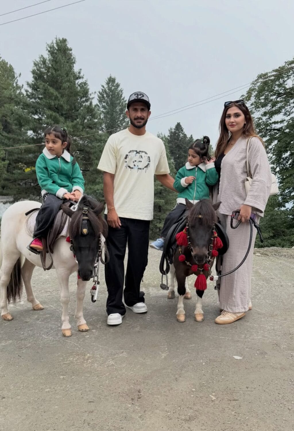 Hassan Ali & Family Enjoy Vacation in Nathia Gali