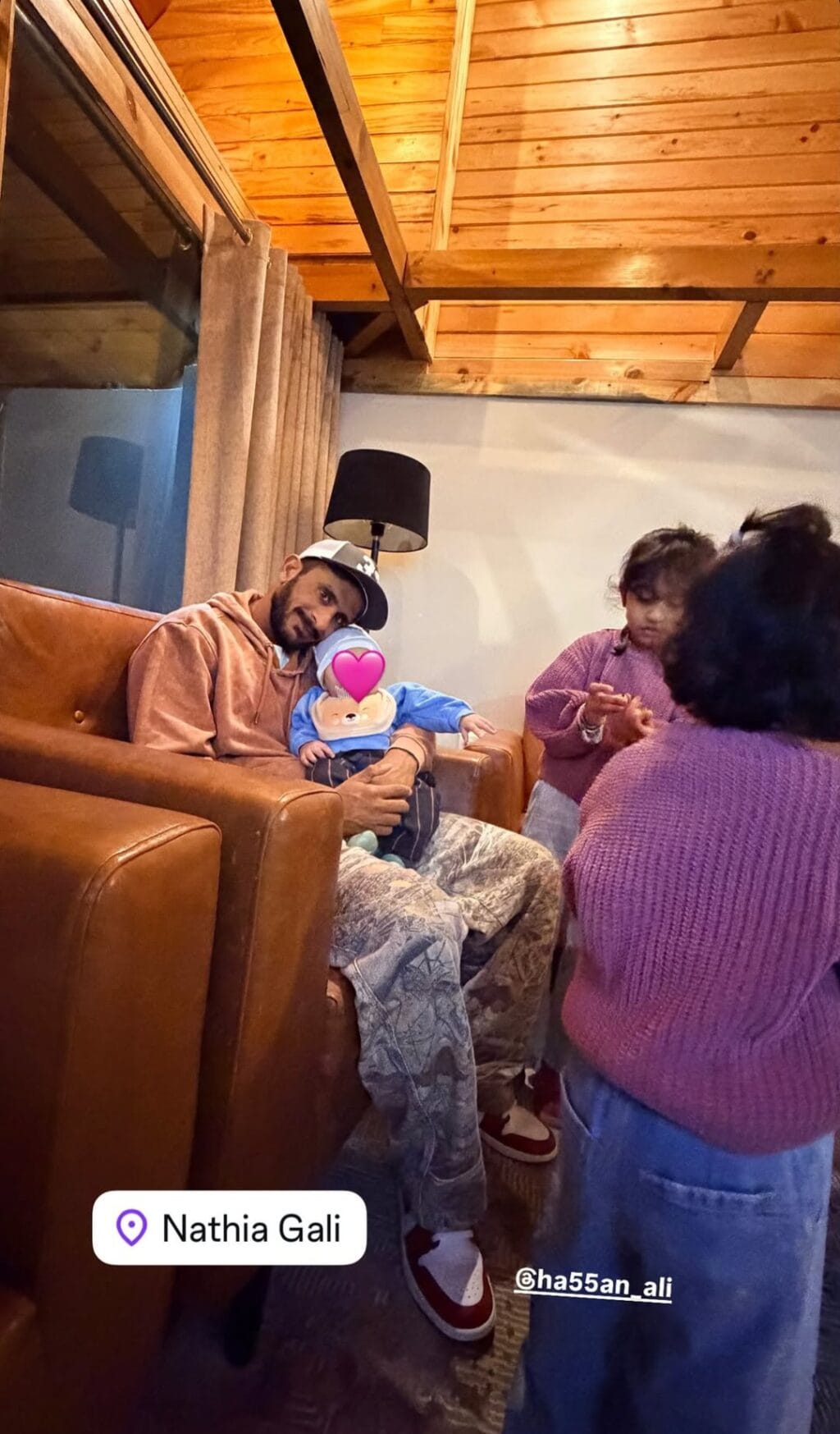 Hassan Ali & Family Enjoy Vacation in Nathia Gali