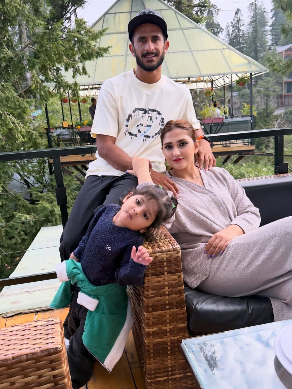Hassan Ali & Family Enjoy Vacation in Nathia Gali
