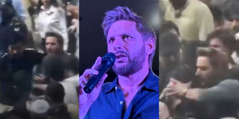 Shahid Afridi Under Fire for Shoving Fan