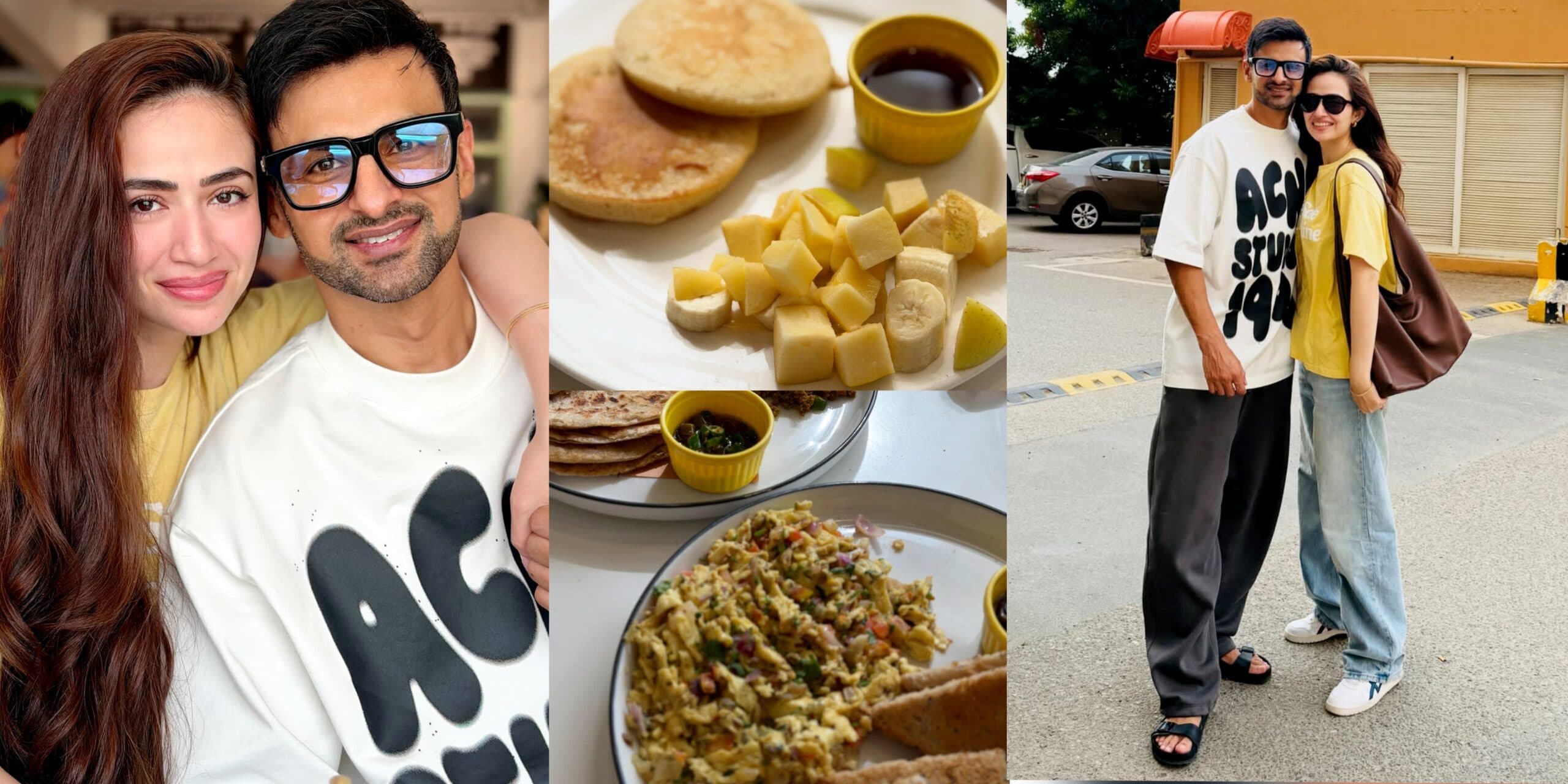 Sana Javed & Shoaib Malik Pictures From Their Recent Brunch